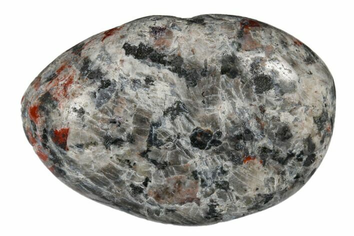 Polished Yooperlite Pebble - Fluorescent! #177471